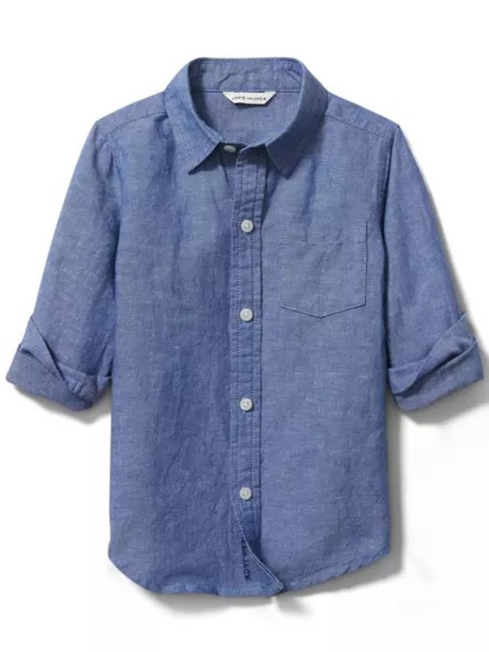 Boys Janie & Jack Chambray Linen Shirt size 18-24m